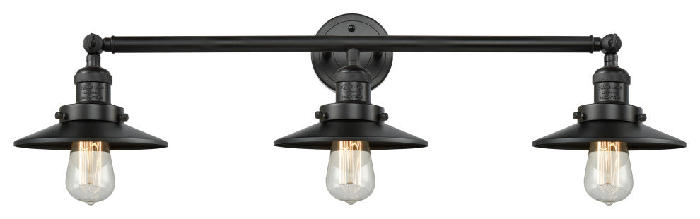 Innovations Lighting 205-Bk-M6-Led 3 Light Dimmable Led Bathroom Fixture