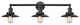 Innovations Lighting 205-Bk-M6-Led 3 Light Dimmable Led Bathroom Fixture