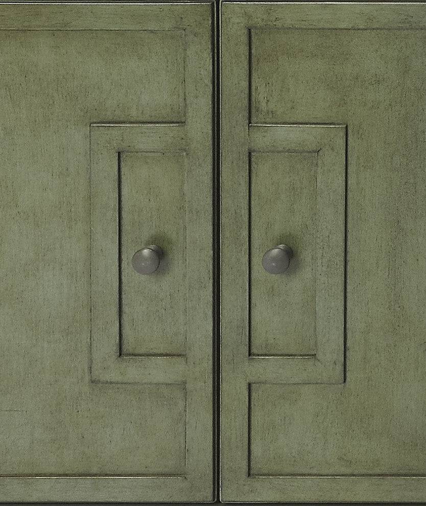 Imperial Green Console Cabinet