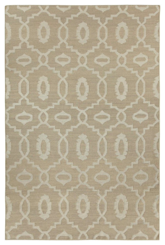 Capel Genevieve Gorder Anchor Beige 3628_725 Flat Woven Rugs - 5' X 8' Rectangle