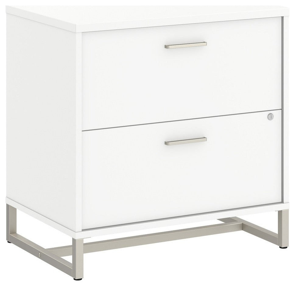 Office by kathy ireland Method Lateral File Cabinet, Assembled, White