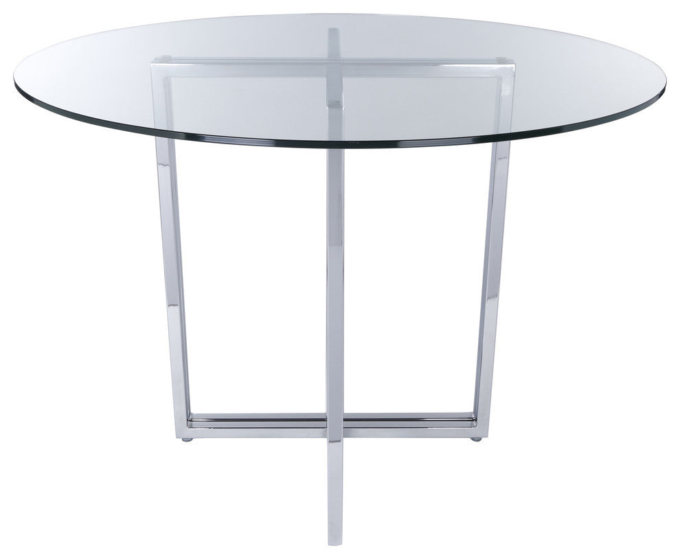 Legend Dining Table Bases Only, Chrome