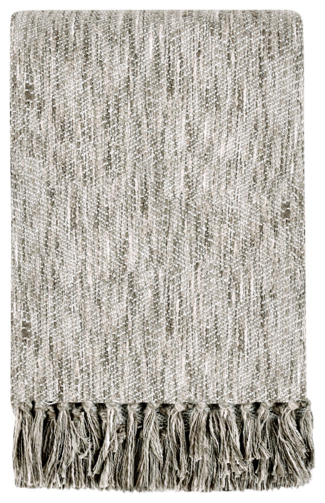 Sharma 50"x70" Throw Blanket by Kosas Home , Beige