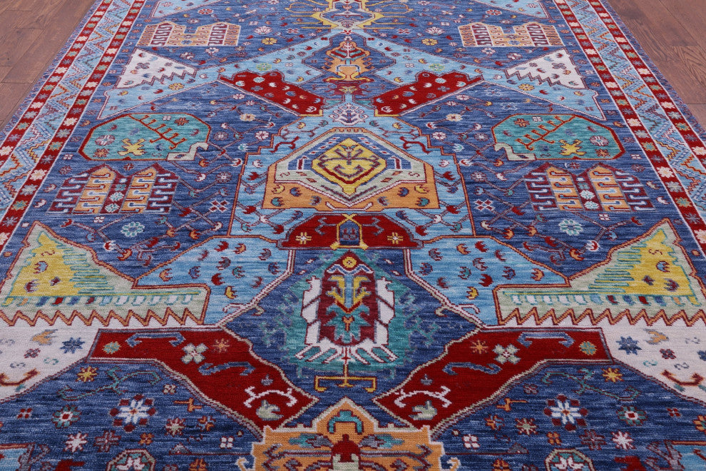 Turkish Oushak Handmade Wool Rug 8' 8" X 11' 9" - Q13319