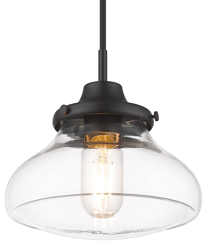 Nash Small Pendant With Clear Glass Shade