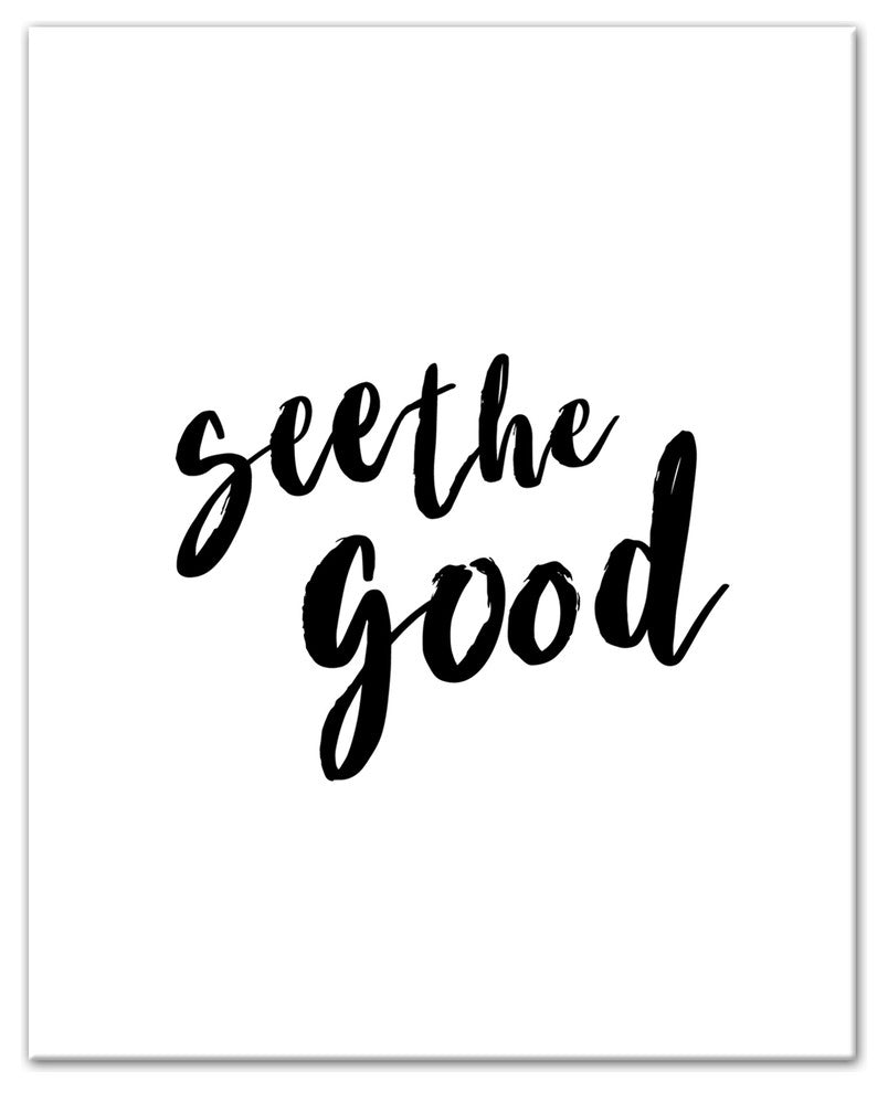 See the Good 8x10 Canvas Wall Art