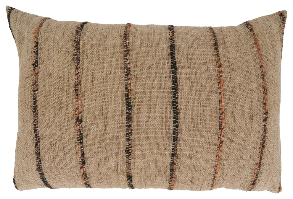 Striped Design Throw Pillow Cover, 16"x24"