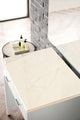 Addison 30" Freestanding Countertop Unit, Glossy White, 3CM Eternal Marfil Top