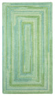 Waterway Concentric Braided Rectangle Rug, Green, 11'4"x14'4"