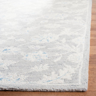 Safavieh Micro-Loop Collection MLP506 Rug, Grey/Ivory, 4' X 6'