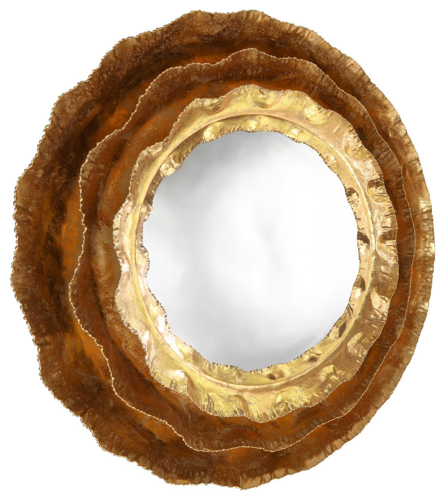 Petal Gold Mirror
