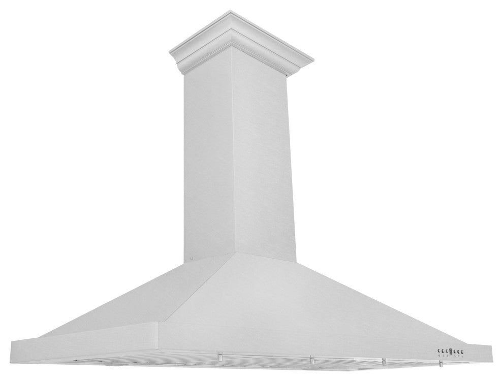 ZLINE 48" Designer Series DuraSnow Stainless Steel Wall Mount Range Hood