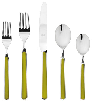 Fantasia Flatware, Olive-Green, 5-Piece Set