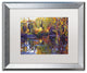 David Lloyd Glover 'Tapestry Reflection' Art, Silver Frame, 16"x20", White Matte