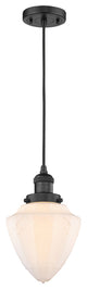 Innovations 201C-BK-G661-7-LED 1 Light Mini Pendant, Matte Black