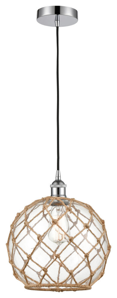 Innovations 616-1P-PC-G122-10RB-LED 1-Light Mini Pendant, Polished Chrome