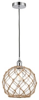 Innovations 616-1P-PC-G122-10RB-LED 1-Light Mini Pendant, Polished Chrome