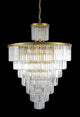 Artistry Lighting Edgewood Collection Hanging Crystal Chandelier 36x48