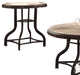 Astonishing Side Table With Round Top, White