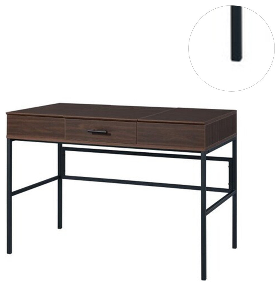 Built-in USB Port Writing Desk With, Oak