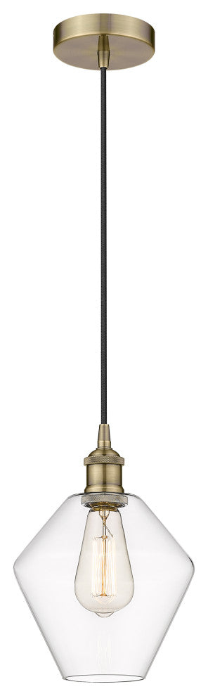 Innovations 616-1P-AB-G652-8 1-Light Mini Pendant, Antique Brass