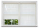 Premium Linen Look Roller Window Shade, White, 28"