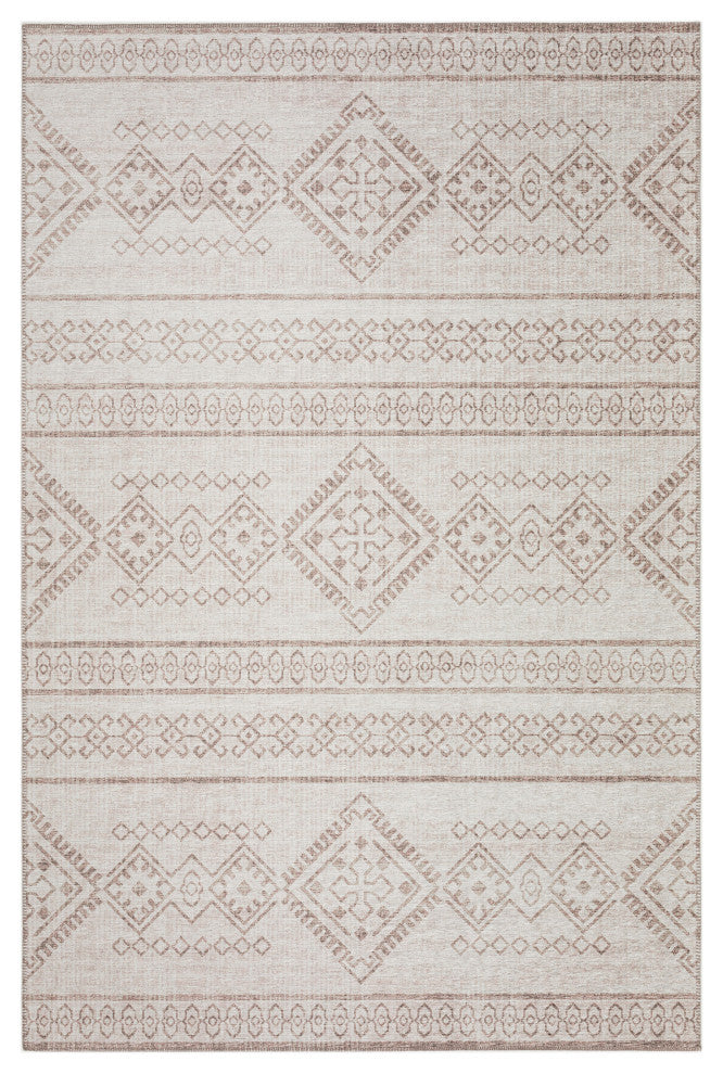 Indoor/Outdoor Sedona SN14 Putty Machine Washable 9' x 12' Rug