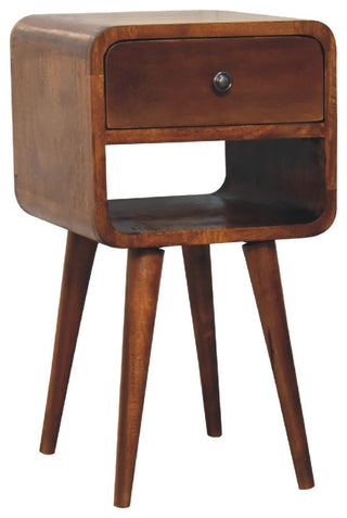 Mini Chestnut Curve Lower Nightstand