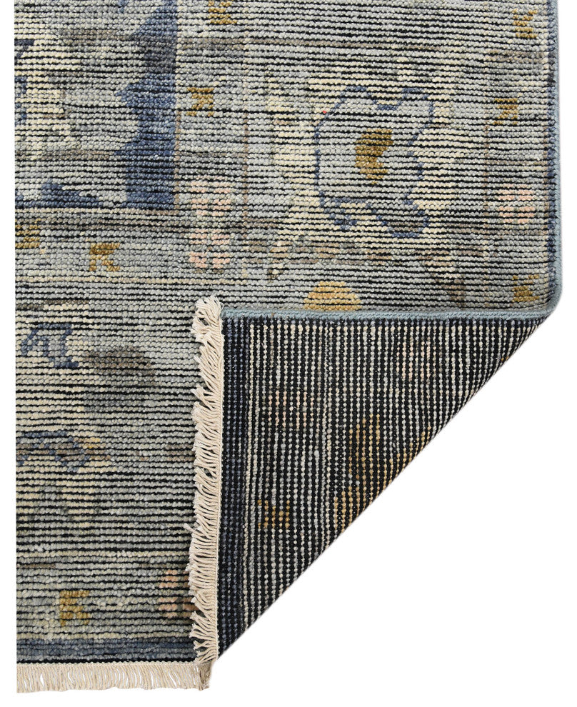 Jwell Avien Area Rug, Blue, 8' x 10', Bordered