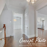 3 7/8"H x 1/2"P x 96"L Ashford Baseboard Moulding