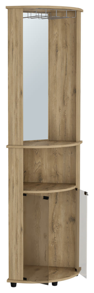 Corner Bar Cabinet Rialto, Living Room, Macadamia