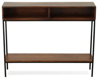 Edvin Console, Chestnut/Black