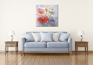 Wall Decor Painting A Beautiful Day with Flowers I