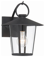 Andover 1-Light Matte Black Outdoor Wall Mount