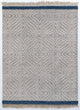 NuStory Sunrise Hand Knotted Geometric Area Rug in Beige, 7'6x9'6