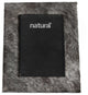 8"x10" Gray, Cowhide, 5"x7" Picture Frame