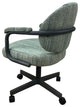 M-70 Caster Swivel Tilt Kitchen Chair with Wheels, Watusi Aquatint - Gray
