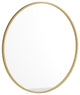 Gold 30" Round Wall Mirror
