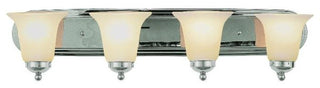 4 Light Bath Bar, Polished Chrome