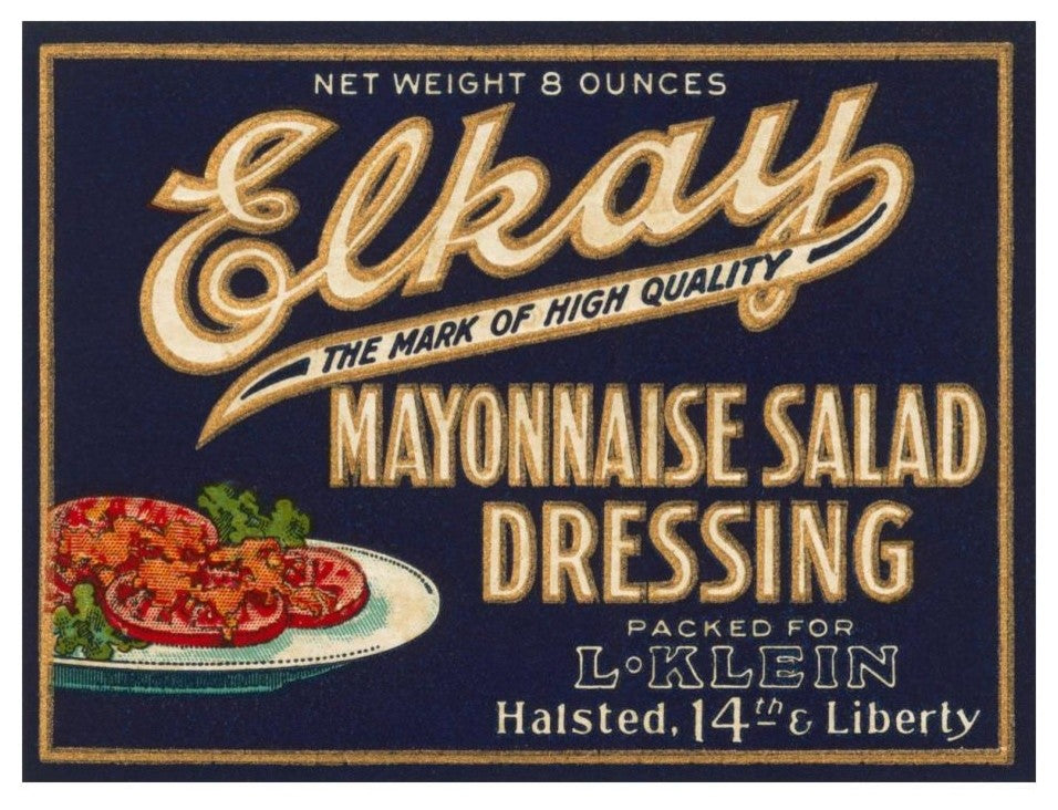 "Elkay Mayonnaise Salad Dressing" Digital Paper Print by Retrolabel, 24"x19"