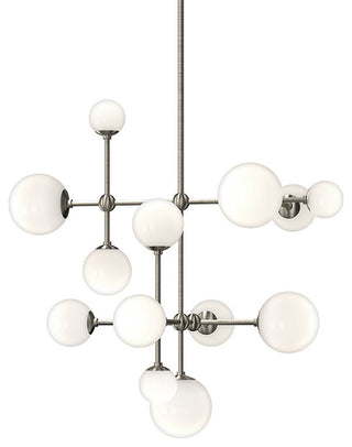 Sonneman 2064 Sabon 13 Light 29"W LED Abstract Pendant - Satin Nickel