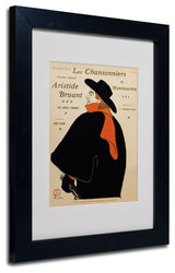 'Les Chansonniers De' Matted Framed Canvas Art by Anonymous