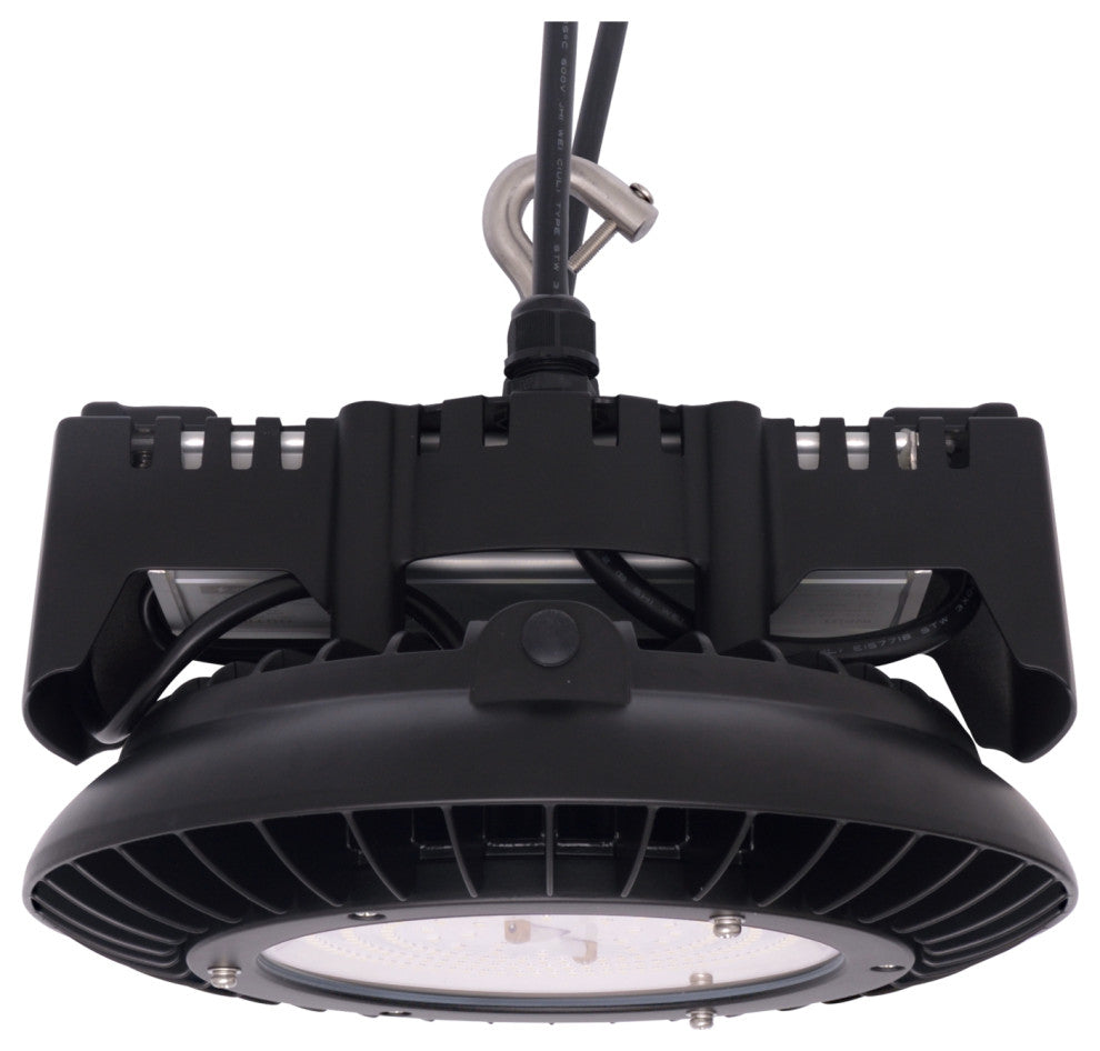 HBC3 Series HV 200-Watt LED Low/High Bay, 5000K, Black