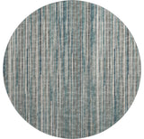 Premium Machine Washable Mayfield AMF31 Peacock 8' x 8' Round Rug