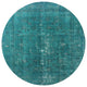 Ahgly Company Indoor Round Mid-Century Modern Area Rugs, 5' Round