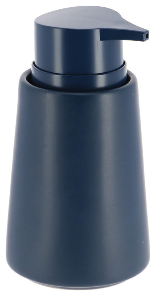 Bathroom Accessory Set, 4 Piece, Navy Blue, Soap Dispenser Only