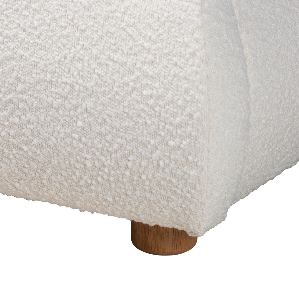 Salcombe Cream Boucle Collection, Queen Bed