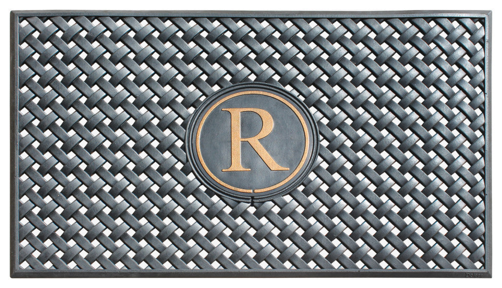 A1HC 100% Rubber Monogrammed Heavy Duty Durable Doormat 24"x39"�, R