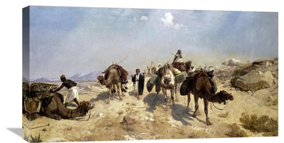 "Bedouin Caravan" Artwork, 30"x16"