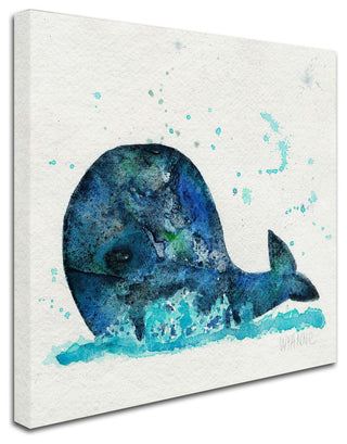 Wyanne 'Little Whale' Canvas Art, 24"x24"